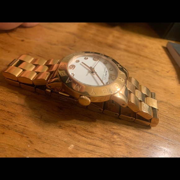 Marc by Marc Jacobs Rose Gold Rhinestone Women’s Watch - Picture 8 of 13